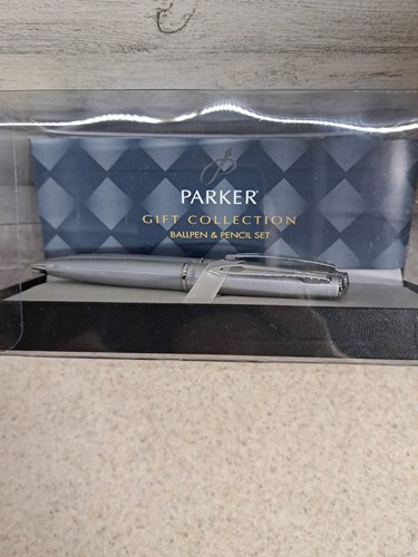Parker Gift Collection Edition Silber Kugelschreiber & Bleistift Set 2003, New old stock - Bild 6 von 6