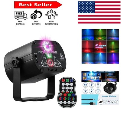 Upgraded Multi-Effects Laser Light - Sound Activated and Ideal for Celebrations