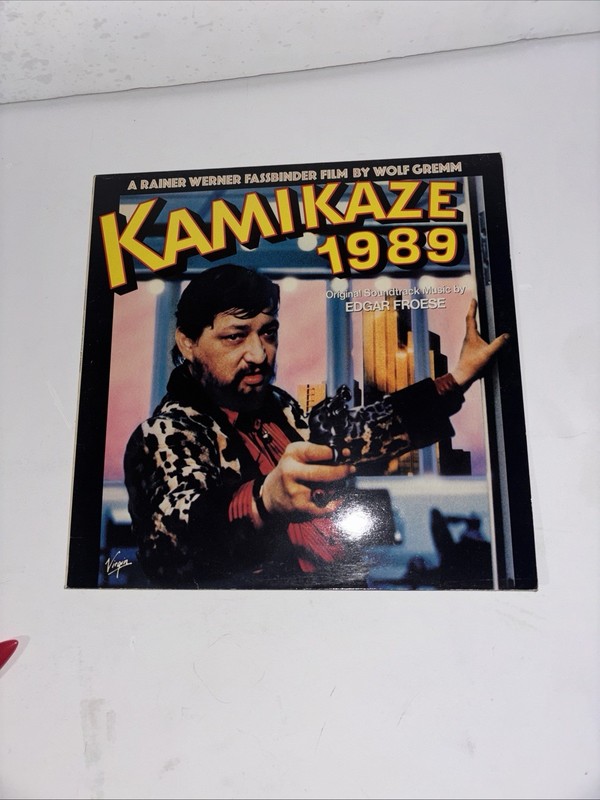 KAMIKAZE 1989 LP SOUNDTRACK VIRGIN '82 EDGAR FROESE fassbinder OST vinyl uk rare