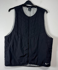 Nike AeroLayer Running Gilet Vest Mens XL Black Therma-FIT Bodywarmer Packable
