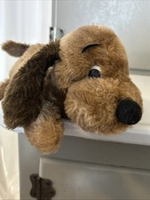 Vintage Dakin Drooper Dog Brown Stuffed Animal Plush 1973