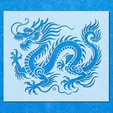 Chinese Dragon Stencil: Mylar Airbrush Wall Art Painting Crafts 2 - 190 Micron