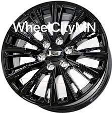 22 Gloss Black 4882 Oe Replica Wheels Fits 2024 Cadillac Escalade V 6x5.5 28