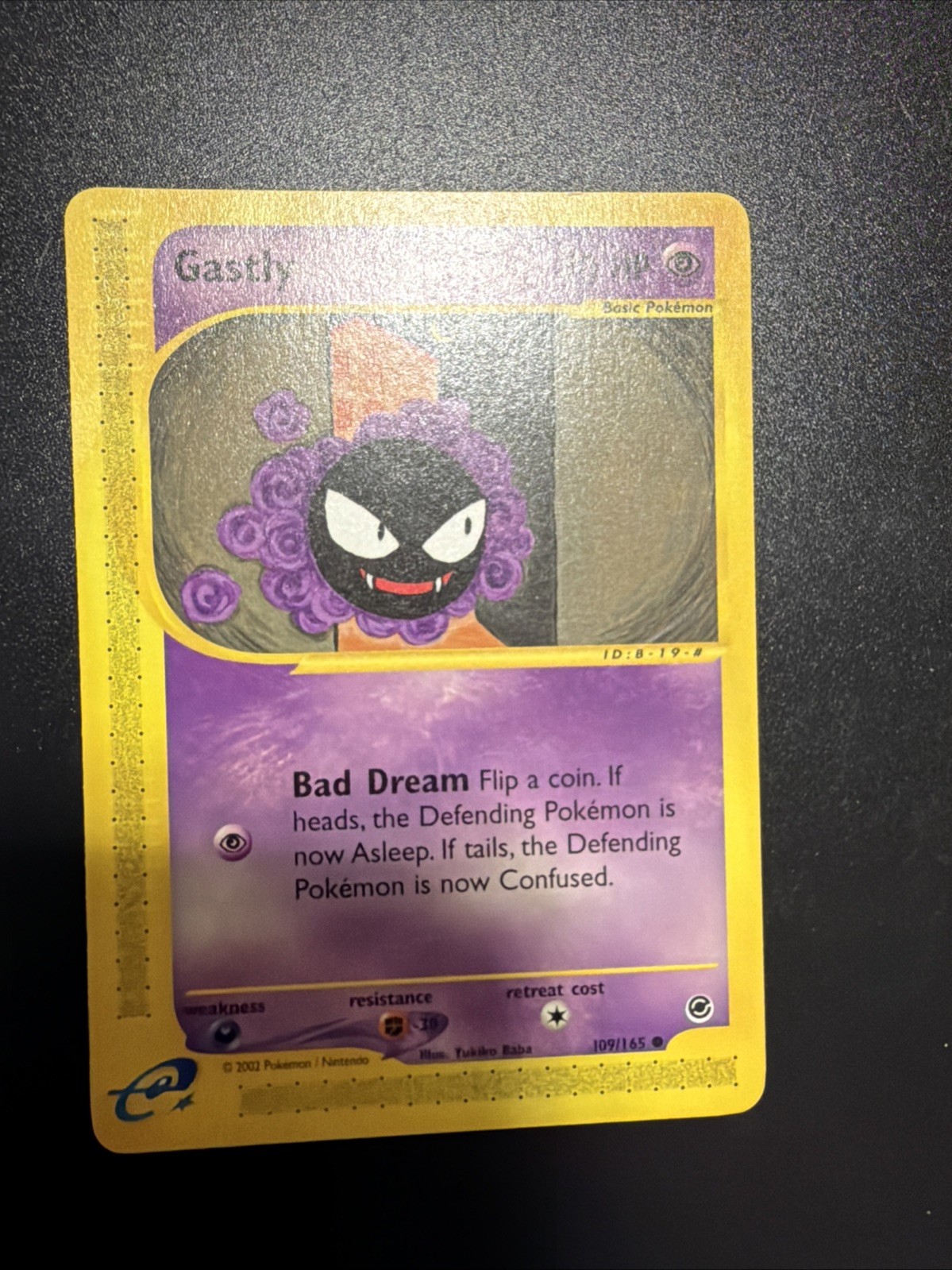 Pokemon TCG Gastly 109/165 Expedition Base Set English Common Regular 40 HP