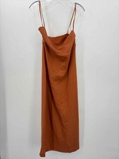 Pre-Owned Zara Brown Size Small Maxi Sleeveless Dress