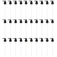 30Pcs Soap Dispensers Top Replacement, Bottle Pump for 28/410 Size, Black
