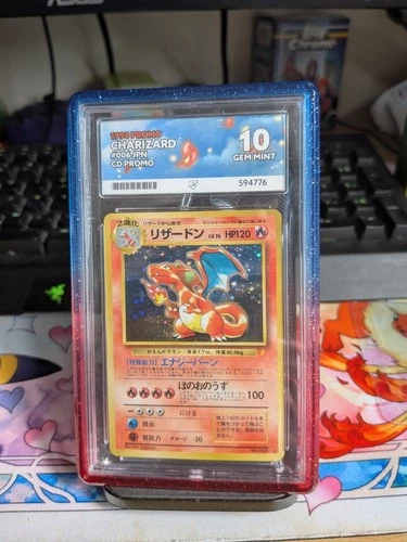 Pokemon CD Promo Charizard #6 Japanese Holo Rare Ace 10 mint Perfect Subgrades