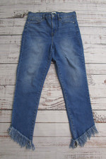 Sofia Jeans By Sofia Vergara Rosa Curvy Ankle Blue Denim Jeans 8 28.5"x24.5" 