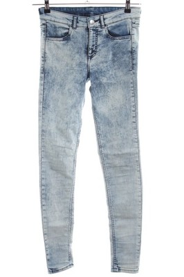 H&M DIVIDED Slim Jeans Damen Jeans Gr. DE 38 blau Casual-Look
