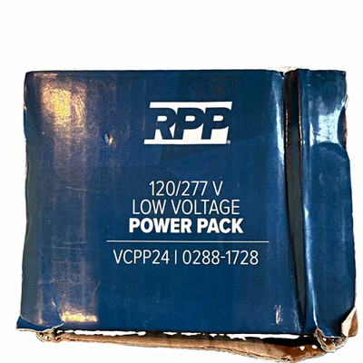 RPP VCPP24 0288-1728 120/277V 24VDC Low Voltage Power Pack NEW Sealed