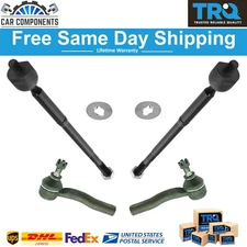 TRQ New Steering Tie Rod end Inner Outer LH & RH Set For 2000-2005 Toyota Celica