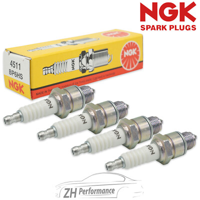 4x NGK 4511 BP6HS Zündkerze Fiat Mercedes Renault Opel Ford Seat Skoda Citroen