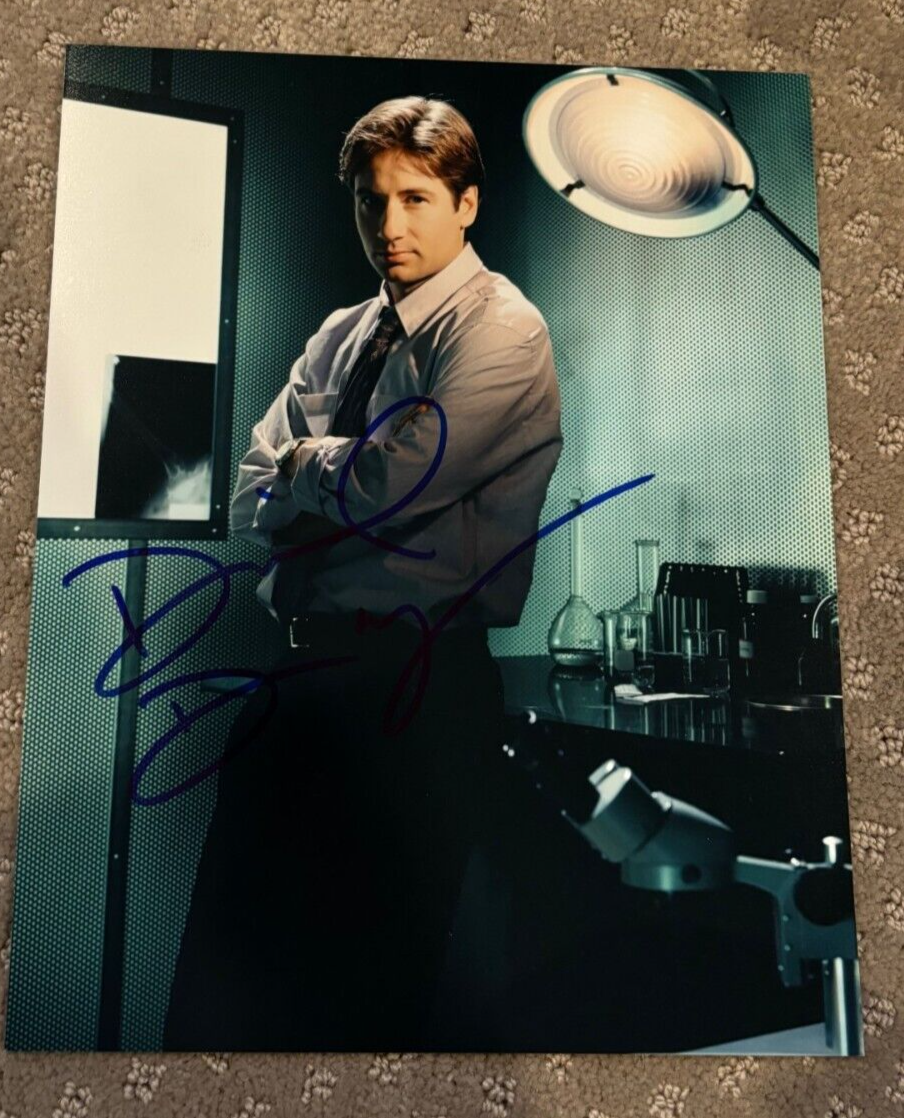 David Duchovny signed autographed 8x10 photo X-Files Fox Mulder | eBay