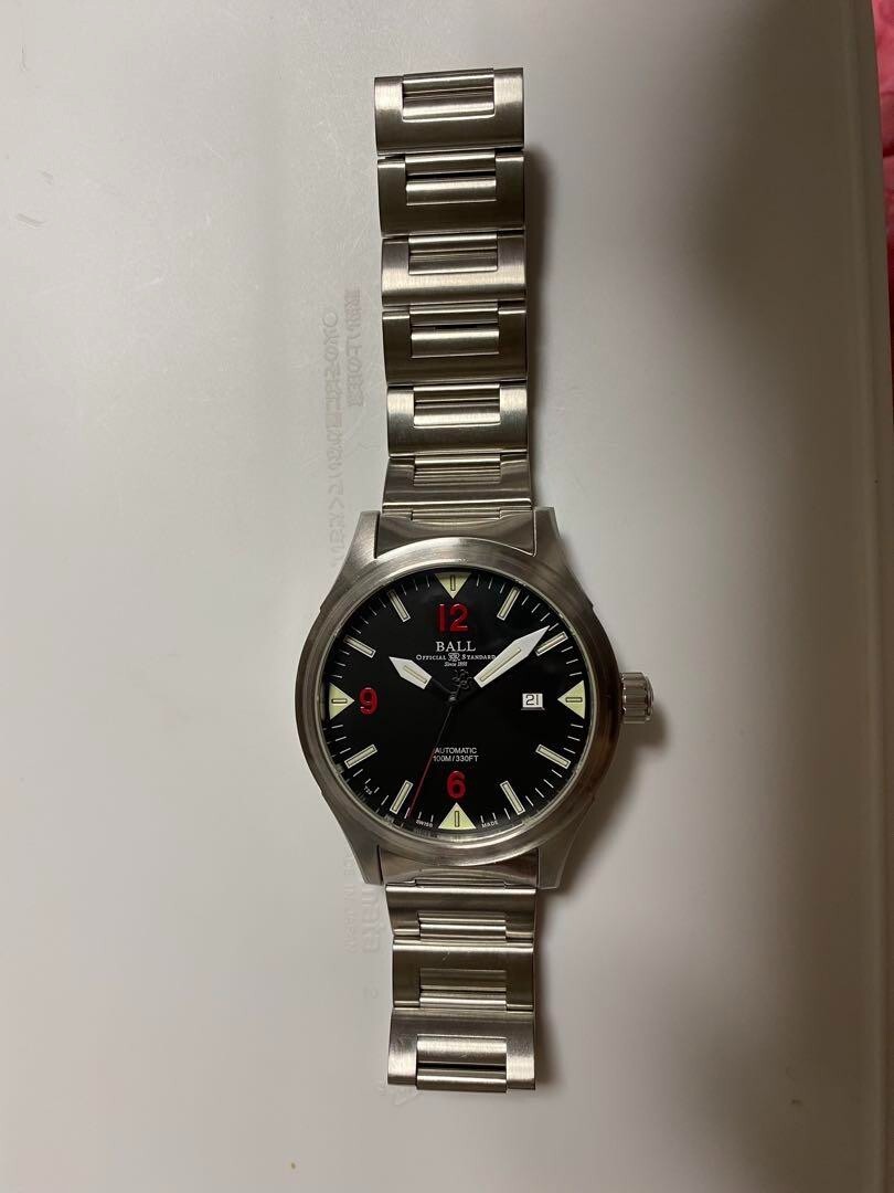 BALL Fireman II 43mm Stainless Automatic Watch NM2090C for