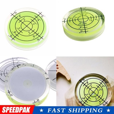DE-Circular Spirit Bubble Degree Mark Round Level 32*7mm caca O4M8 Measurin