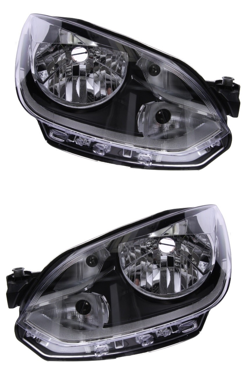 Phare avant VW Up 08.11-07.16 finition chrome style origine haut de gamme