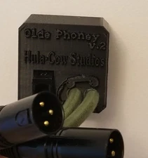 Lo-fi telephone handset to XLR adapter BOTH microphones (carbon 48v + dynamic)