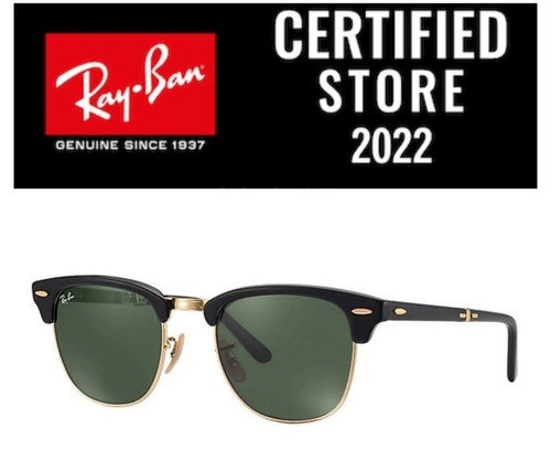 Gafas De Sol Ray Ban RB2176 901 clubmaster Folding nuevas - Imagen 2 de 9