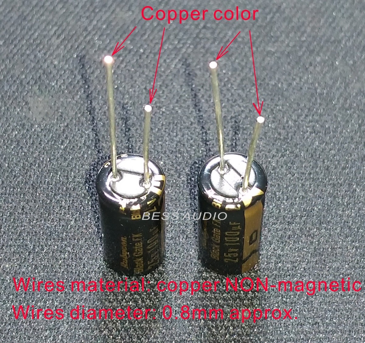 Rubycon blackgate コンデンサー 100V 220μF セット Rubycon blackgate コンデンサー 100V 220μF セット