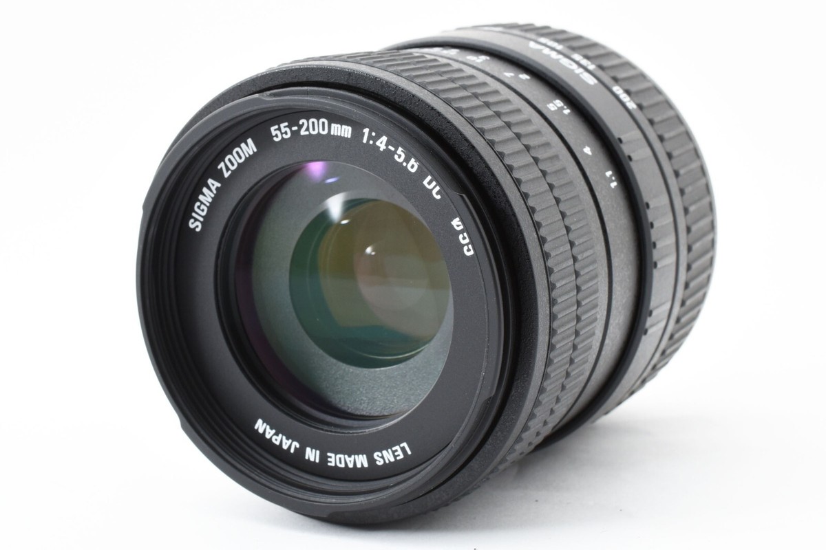 コンパス　55-200mm Fレンズ MINT+* Sigma DC 55-200mm F/4.0-5.6 DC Lens For Nikon F-Mount From