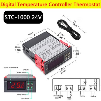 STC-8080A (220V) Digitaler Temperaturregler Digitaler Temperaturregler Grad