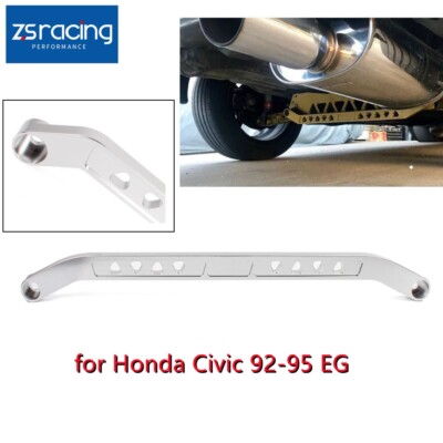 Silver Billet Rear Lower Subframe Tie Bar for Honda Civic EG 92-95 EG Del Sol