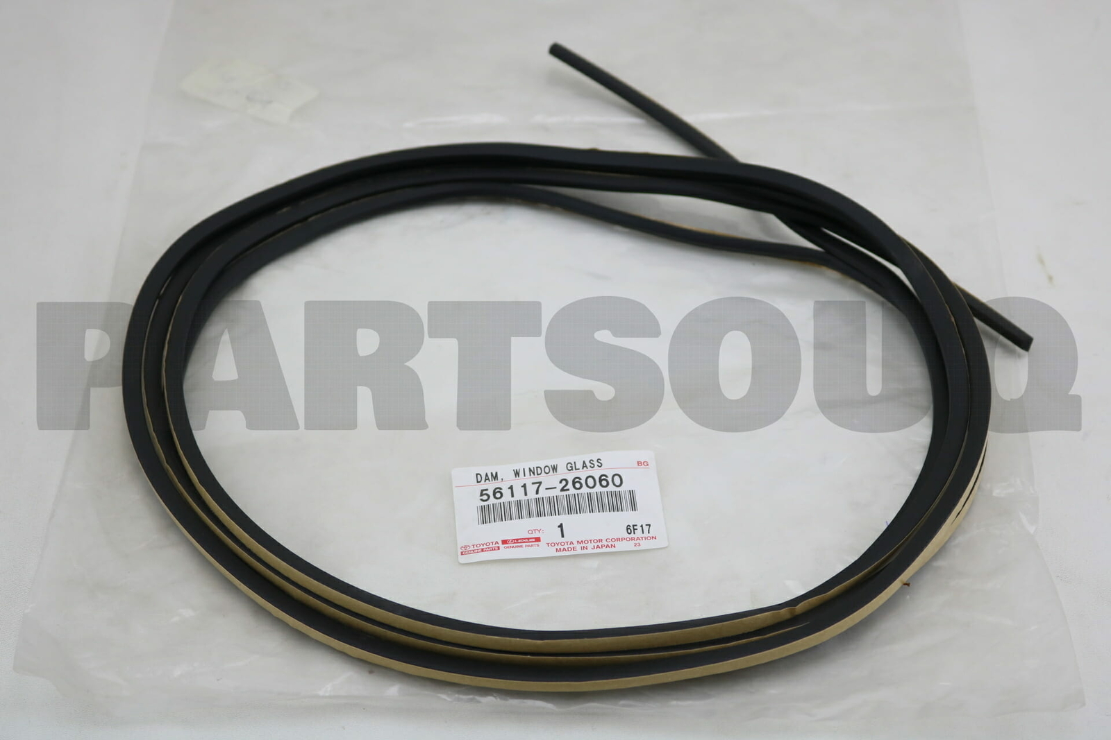 5611726060 Genuine Toyota DAM, WINDSHIELD GLASS ADHESIVE 5611726060 eBay