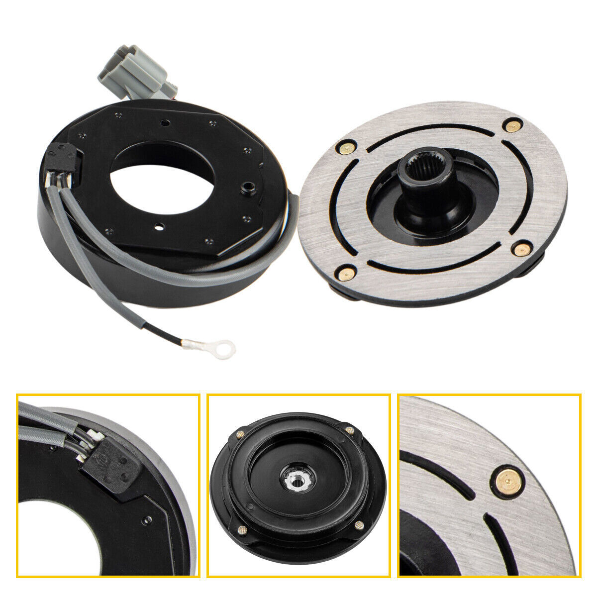 For Honda Accord 2003-2007 2.4L A/C AC Compressor Clutch Kit Pulley ...