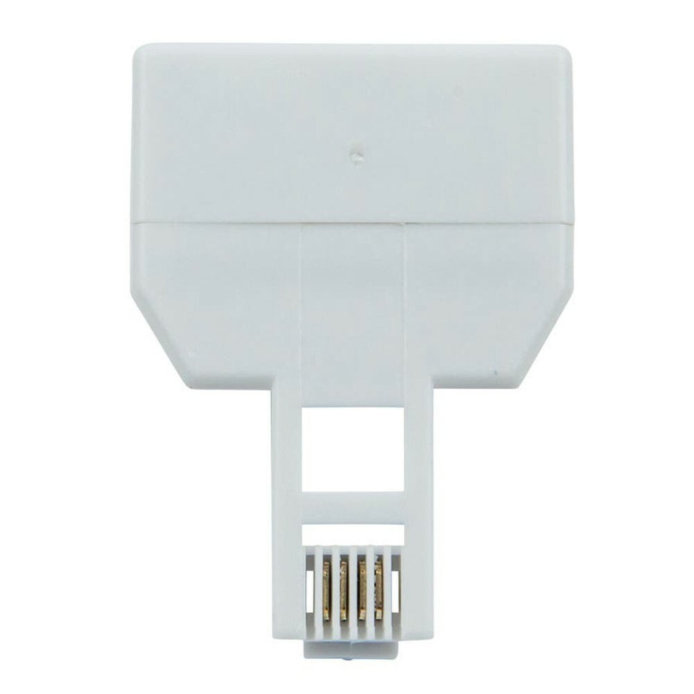 5 Pcs RJ11 Splitter 1 Male to 2 Female Telephone Phone Line Adapter 6P4C White eBay