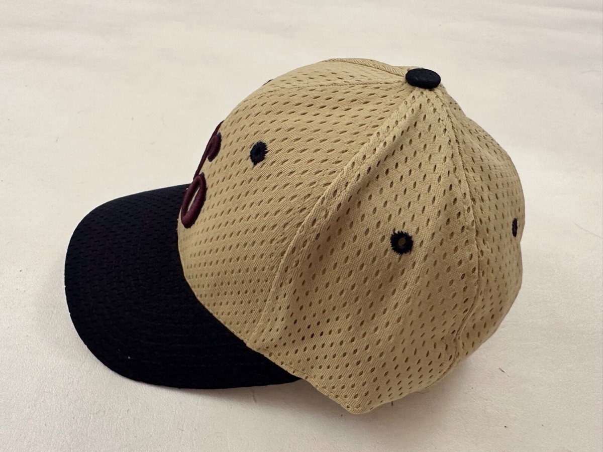 NO Logo Embroidered Beige Graphic Baseball Cap Hat One Size | eBay