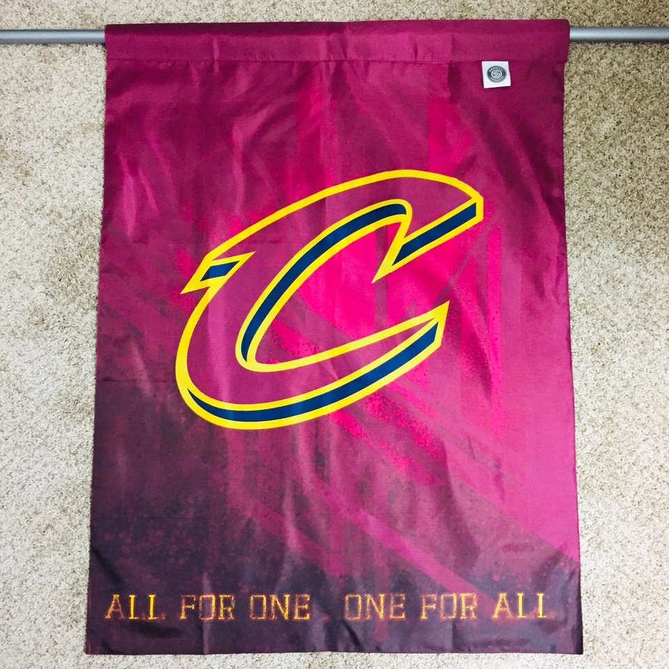 Cleveland Cavaliers NBA Banner Wall Flag Two-Sided 37" x 27" Limited Edition New - Image 3 of 4
