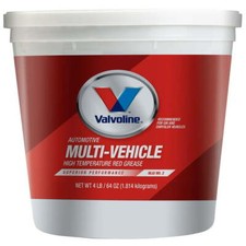 Valvoline Multi-Vehicle High Temperature Red Grease 4 LB Tub Free Shipping 