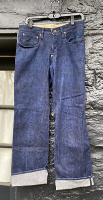 【KOOLOSET】Roll Up Maxi Bermuda Selvedge Denim D018 Japanese Loomstate Selvedge Full Saddle Jean - Buck