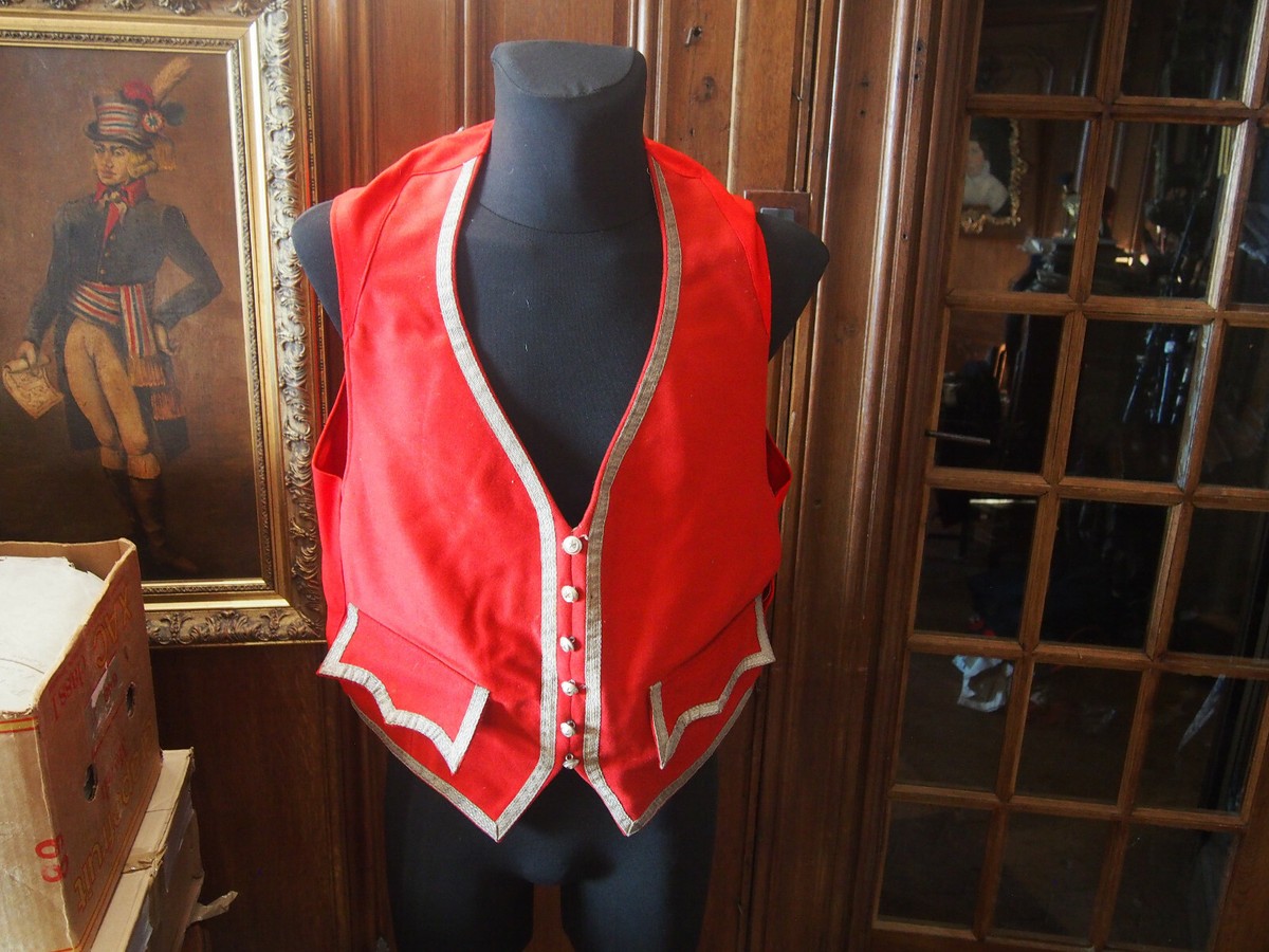 GILET DE LIVREE DE CHASSE OU VENERIE MILIEU 20em