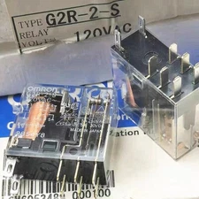 New G2R-2-S 120VAC Power Relay 5A 250VAC 8 Pins x 1pc