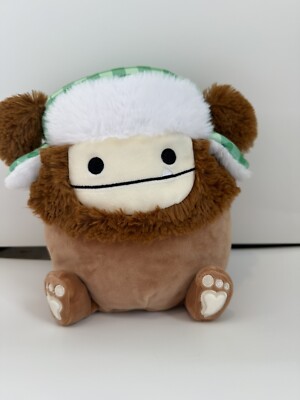 Squishmallows Benny The Bigfoot Plush Toy - Brown. 10 