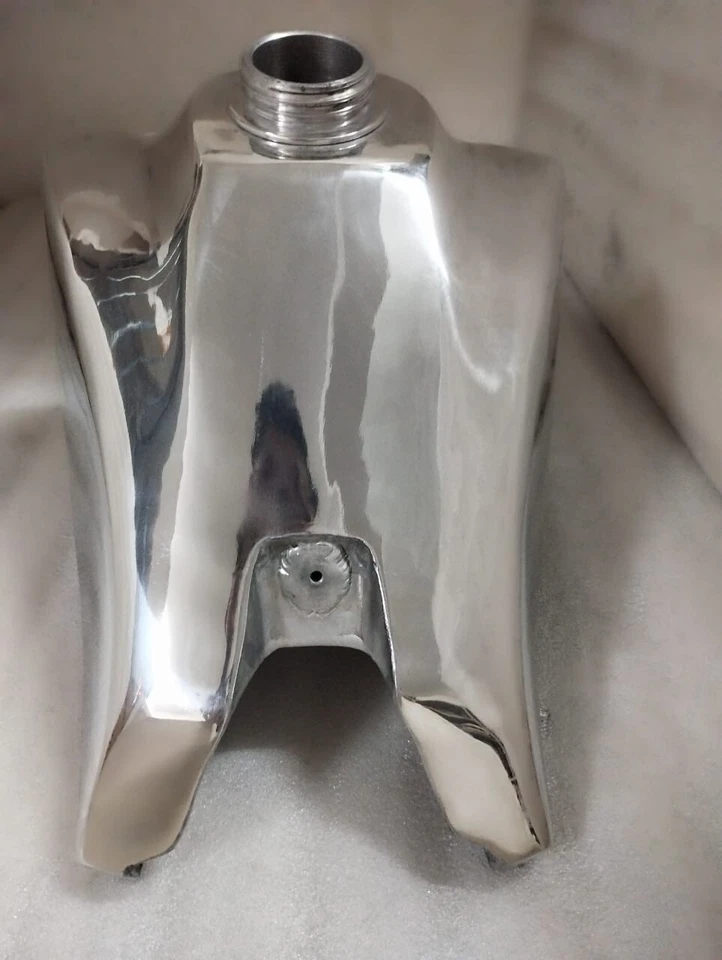 Ajuste para Yamaha IT175 IT 175 gasolina gas combustible aluminio tanque pulido 1982-83 Foto 4 de 4