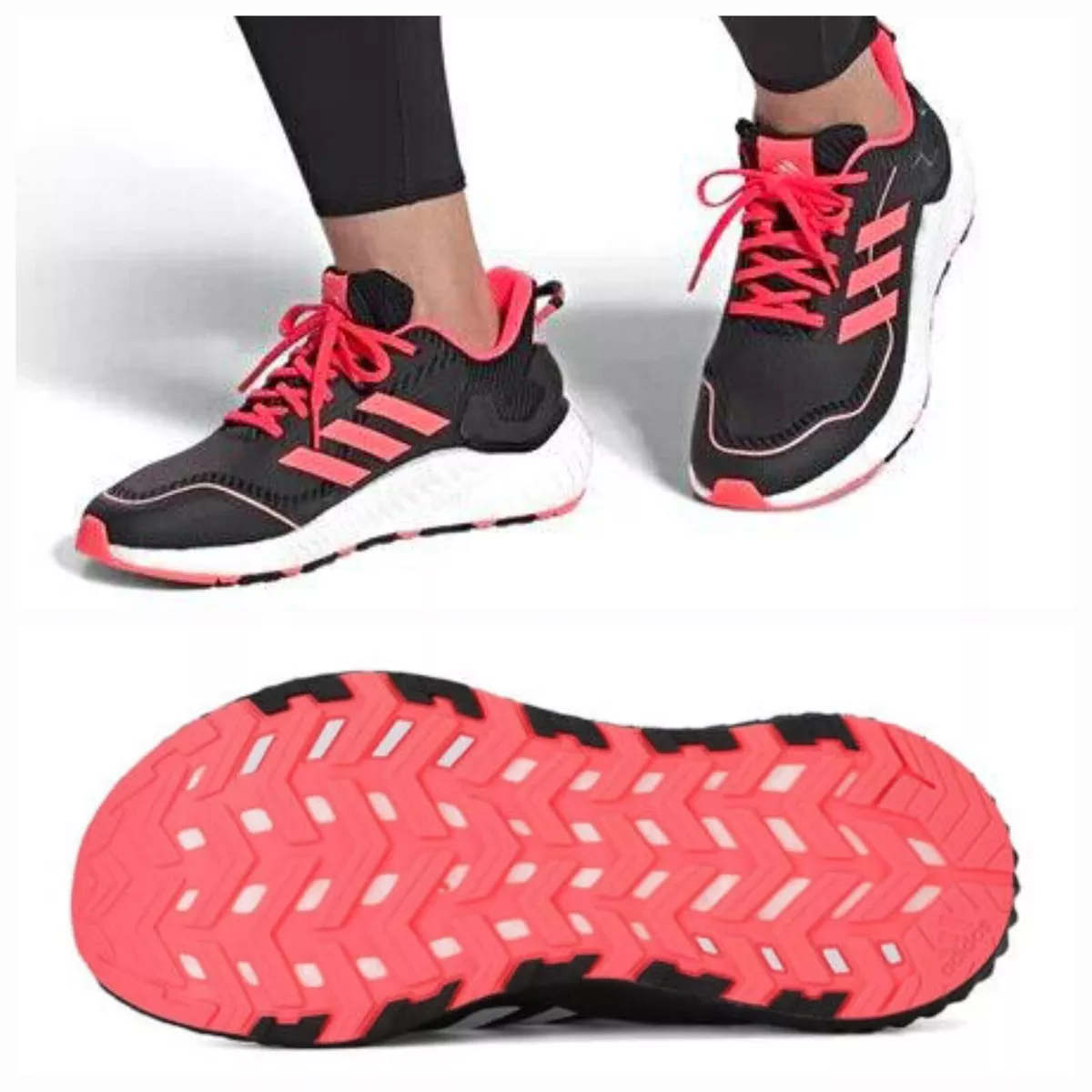 ADIDAS ClimaWarm LTD Men s Running Shoes Black Red Size 9.5 NEW 120