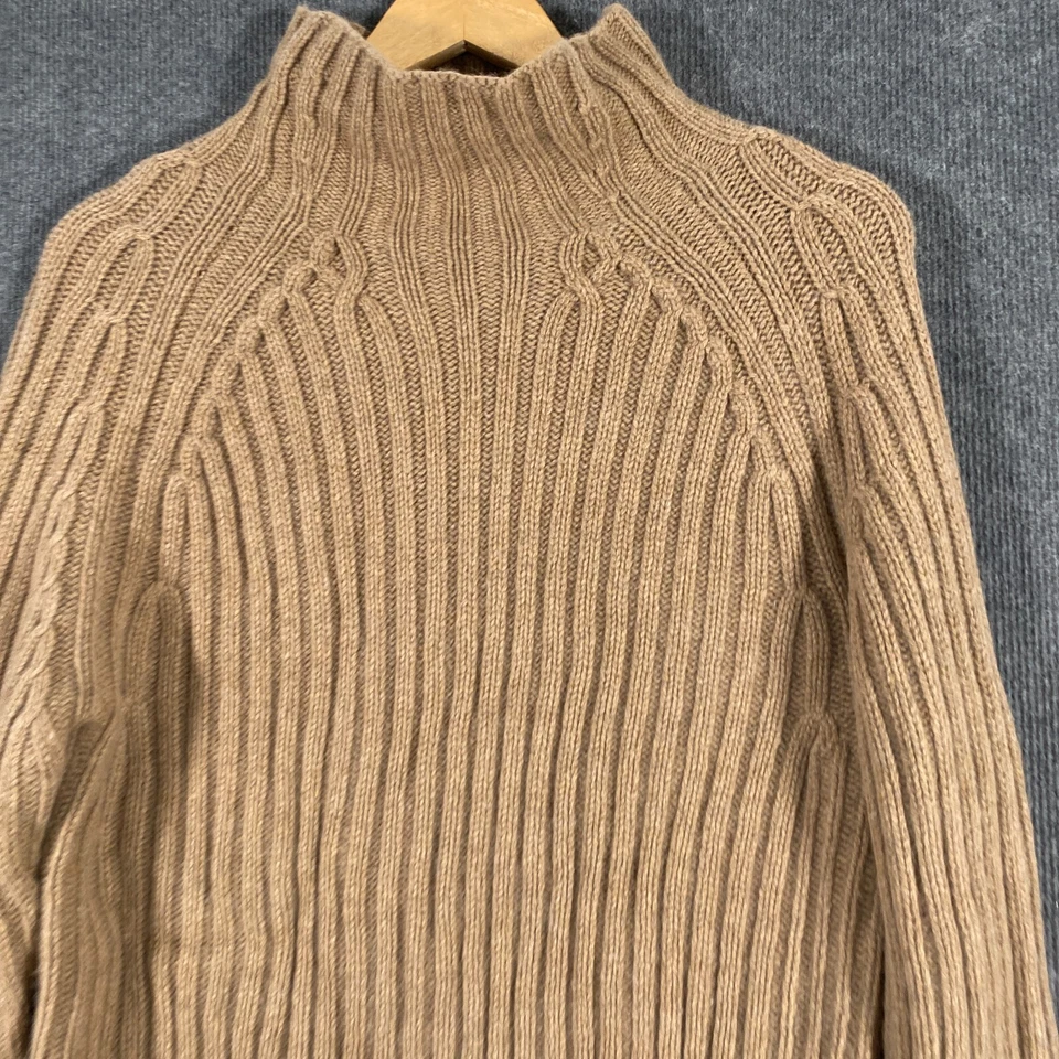 Polo Ralph Lauren Jumper Mens M Brown Wool Cashmere Pullover Sweater Adult A1 - image 2 of 4