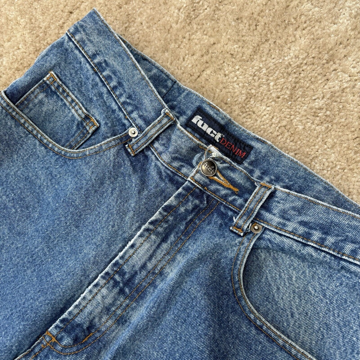 Vintage 1990s Fuct Skateboarding Denim Jeans Medium | eBay