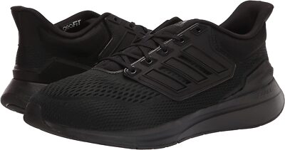 Men's adidas EQ21 Run Running Shoes, H00521 Multiple Sizes Core Black/Core Black