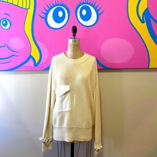 Zara Mens Cream Ivory Sweater