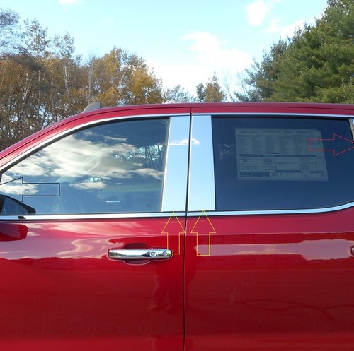 STAINLESS STEEL PILLAR POSTS CHROME PILLARS for ALL-NEW NISSAN ARMADA 2025 2026 - Bild 11 von 12