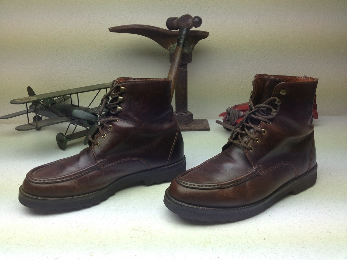 COLE HAAN BROWN LEATHER LACE UP BOOTS SIZE 11 D | eBay display picture 2