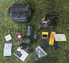 minolta srt 101 35mm slr film camera W/ 2 Lenses Film Other Accessories