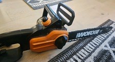 "Wow"lookWORX WG305 Cord Chainsaw 14" 8Amp very light use & works Chain Included