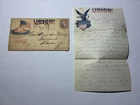 CIVIL WAR COVER & LETTER 11/14/1861 GRAFTON TO FAIRMONT VIRGINIA PATRIOTIC UNION