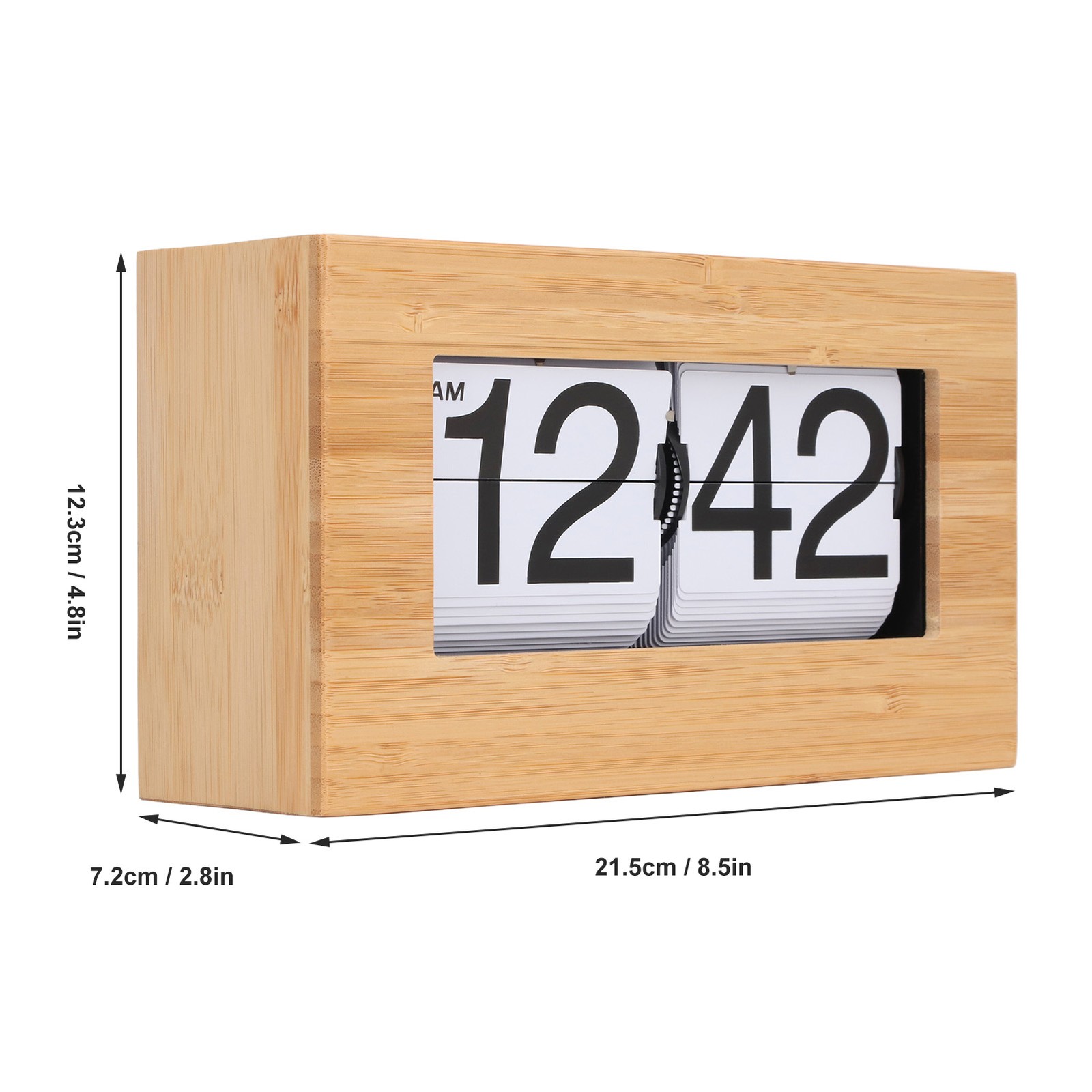 Digital Flip Down Clock Unique Stylish Desk Clock For Living Room Premium