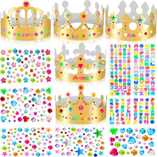 Gold Paper Crowns, Diy Birthday King Crowns Craft to Decorate, Paper Prince Cro