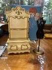 VINTAGE 1960S SUZY GOOSE CREAM AND GOLD ARMOIRE HUTCH FOR BARBIE DOLL